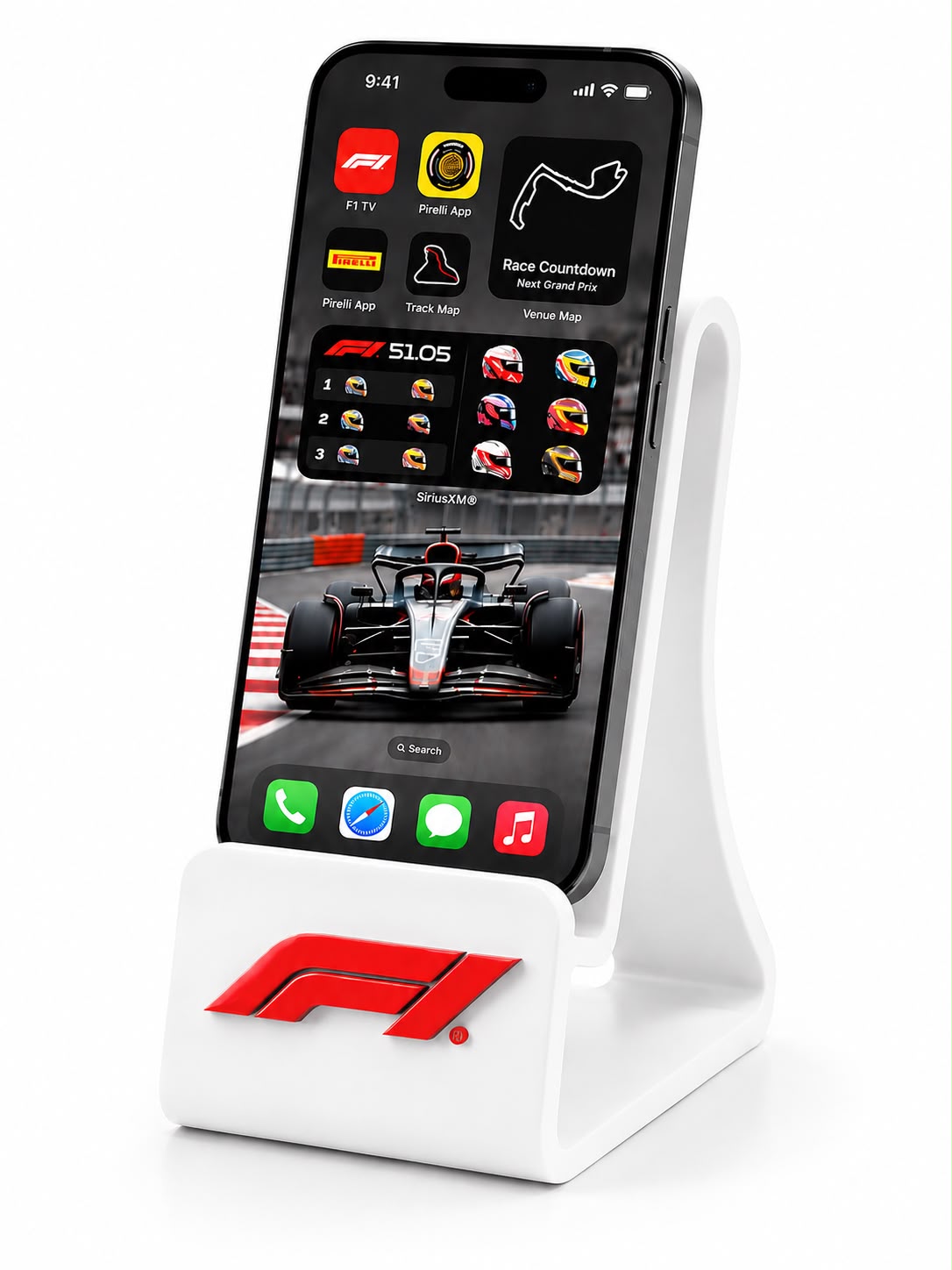 Racing Style Phone Stand - 3D Printed Desk Holder - Imagem 8