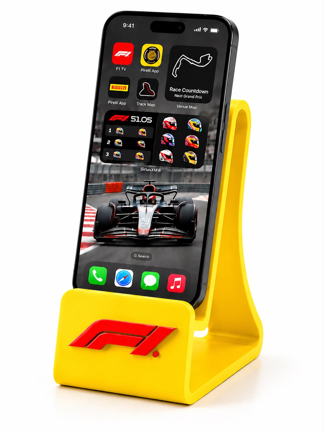 Racing Style Phone Stand - 3D Printed Desk Holder - Imagem 9
